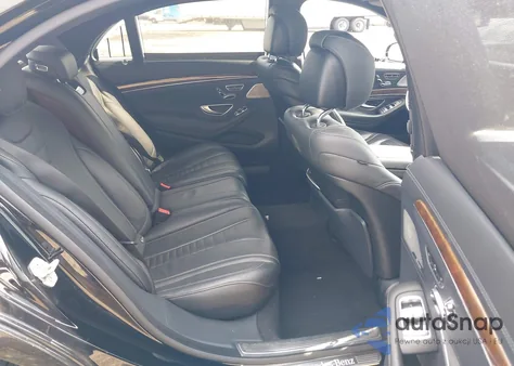 2016 Mercedes-Benz S 550 4Matic из США, поврежденный, VIN WDDUG8FB6GA218295